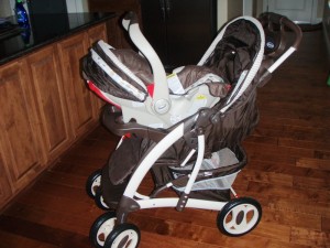 We teamed up and put together the new stroller