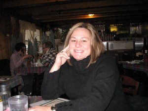 Kathy at 39weeks enjoying lunch at Kings Beach (Lake Tahoe) and looking GREAT!