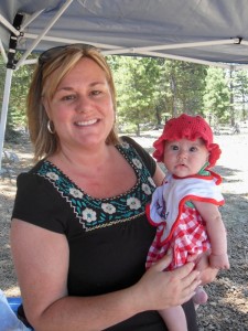 Grace and Mom at Lake Almanor