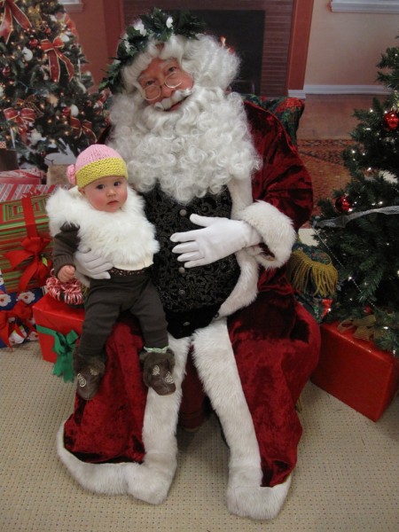 Grace's First Visit With Santa!